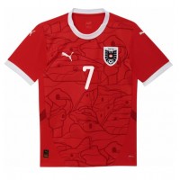 Maglia Calcio Austria Marko Arnautovic #7 Prima Divisa Donna Europei 2024 Manica Corta